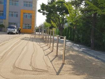 대전동문초등학교 모래소독