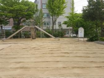 안산 화랑초등학교 모래소독