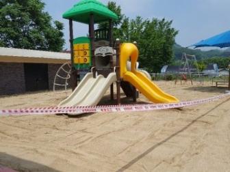 공주 탄천초등학교+병설유치원 모래소독